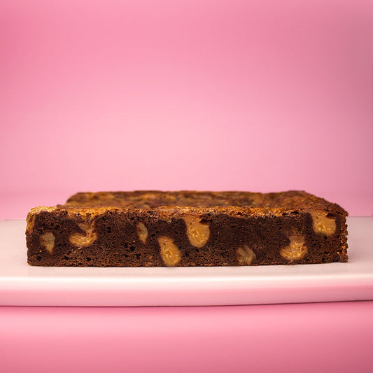 Barra Brownie con Manjar Blanco