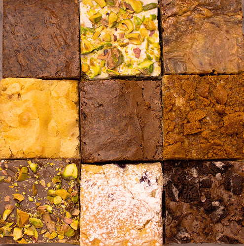 Selección de Brownies & Blondies (9 sabores)